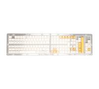 Gigicial PBT Keycap Mechanical Keyboard Keycaps, 140 Keys Thermal Sublimation Cute Keycaps Bee Pattern Custom Keycaps for Most 61 64 68 72 82 84 87 104 108 Keys