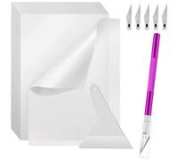 GIGIIS 200 Hojas Daming Painting Papel Separador 10 x 15 cm con Cuchillo