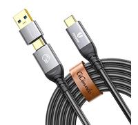 GiGimundo Cable USBC a USB C 20Gbps, compatible con video 4K 60Hz, cable de carga rápida USB 3.2 Gen2x2 (2 en 1), perfecto para Mac Studio, tableta gráfica, dron, pantalla/monitores (2M)