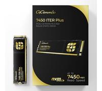 GiGimundo ITERPlus 7450 SSD M.2 de 1 TB, NVMe 2.0 2280 PCIe Gen4 × 4 de Ultra Alta Velocidad, Lectura máxima de 6600 MB/s, Escritura de 2700 MB/s, Unidad Interna de Estado sólido 3D NAND QLC