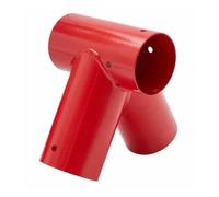 GigiToys® - Conector para columpio (100 mm de diámetro, 90°, ángulo de oscilación para barra redonda, soporte para zona de juegos, conector de postes para columpio de jardín, revestimiento de polvo,