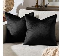 GIGIZAZA Cojín Terciopelo Funda de Cojine 60x60 cm Funda de Almohada del Sofá Cojín Decoración Almohada Caso de la Cubierta Decorativo 2 Paquetes