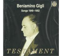 Gigli,Beniamino - Songs 1949-1952