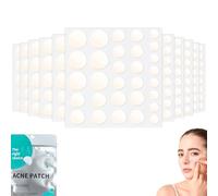 Gigmeta 330 Piezas Parches para Acné, 4 Tamaños(14/12/10/8 mm) Acné Parches Invisible Impermeable Hidrocoloides Pimple Patch con Aceite Árbol De Té y Ácido Salicílico Pimple Patches Diurno y Nocturno