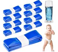 Gigmeta 9 Recambios Contenedor de Pañales, Bolsa de Relleno para Papelera Pañales Compatible con AngelCare & Litter Locker & Tommee Tippee
