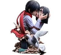 Gigsja Ackerman Death Kiss Action Figure, Double Statue Model Anime Figures Character Figurine PVC Statue Collection Decor Toy Gift 8.7'' (A)