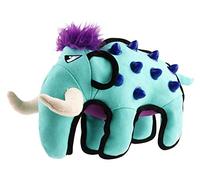 GiGwi Duraspikes - Juguete para Perros Extra Duradero con Elefante Azul Claro, Juguete Interactivo para masticadores Duros