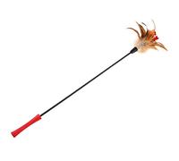 GiGwi - Juguete para Gatos con Plumas Naturales y Animales de Fieltro
