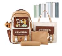 Gihioue Accesorios | Linda mochila escolar de gran volumen estuche, mochila escolar divertida como bolso de hombro - para niños, estudiantes, hogar, escuela, dormitorio, viajes, exteriores, cumpleaños