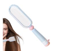 Gihioue Cepillos para el cabello para mujeres, peine acolchado antiestático, cepillo de tapicería antiencrespamiento, adecuado para uso en viajes, ducha, salón, hogar, hotel, desplazamiento diario y