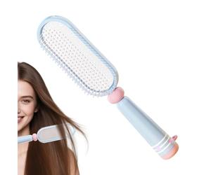 Gihioue Cepillos para el cabello para mujeres, peine acolchado antiestático, cepillo de tapicería antiencrespamiento, adecuado para uso en viajes, ducha, salón, hogar, hotel, desplazamiento diario y
