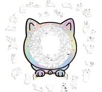 Gihioue Rompecabezas de madera para grandes y pequeños | Juguete en forma de gato para la decoración del hogar, rompecabezas de animales de madera para y niñas | para hombres, niños, hijos, hijas