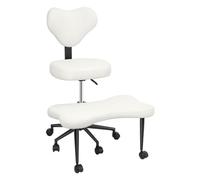 gihusrzx Silla de meditación para adultos, silla de oficina ergonómica con patas cruzadas, silla de escritorio para sentarse y yoga con soporte de espalda, asiento ajustable en altura y reposapiés con