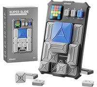 GiiKER Super Slide - Juego de puzzle original con más de 500 desafíos, juguetes para niños y adolescentes, juegos de viaje, regalos de cumpleaños, actividades para viajes por carretera (Moon Grey)