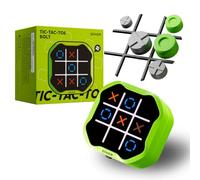 GiiKER Tic Tac Toe Bolt Game, consola de juegos de rompecabezas portátil 3 en 1, juegos de viaje portátiles para el crecimiento educativo y de la memoria, regalos de cumpleaños para todas las edades