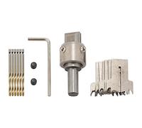 Giilayky - Juego de brocas de anillo de madera (13 unidades)