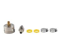 Giilayky Medidor de Presión de Combustible Universal 1/8 NPT (140 Psi) con Adaptador de Montaje en T Sensor de Medidor de Presión de Combustible de Conducta de Combustible de 3/8 Pulgadas