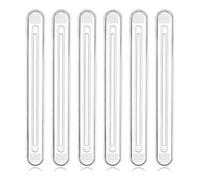 Giilayky - Protector de pared para silla de goma, con respaldo de silla, paquete de 6 paragolpes de muebles transparentes, puerta de armario de silicona para puertas de ducha