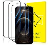 GiiYoon-3 Piezas Protector de Pantalla para iPhone 12 Pro Max Cristal Templado,[Sin Burbujas] [Cobertura Completa] [9H Dureza] Vidrio Templado HD Protector Pantalla para iPhone 12 Pro Max(6.7")