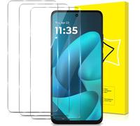 GiiYoon-3 Piezas Protector de Pantalla para Motorola Moto G57 / Moto G57 Power 5G Cristal Templado, [Sin Burbujas] [Cobertura Completa] [9H Dureza] Vidrio Templado HD Protector Pantalla