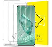 GiiYoon 3 Piezas Protector de Pantalla para OnePlus 12 [No es de cristal], Película Protectora de Hidrogel Flexible de TPU, Curva 3D de Cobertura Completa, Fácil instalación, Sin Burbujas
