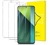 GiiYoon-3 Piezas Protector de Pantalla para Xiaomi Redmi Note 13 4G/5G /Xiaomi Redmi Note 13 Pro 4G/5G Cristal Templado, [Sin Burbujas] [Anti Rayures] [9H Dureza] Vidrio Templado HD Protector Pantalla