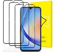 GiiYoon-3 Piezas Protector Pantalla para Samsung Galaxy A34 5G Cristal Templado, [Sin Burbujas] [Cobertura Completa] [9H Dureza] Vidrio Templado HD Protector Pantalla para Samsung Galaxy A34 5G