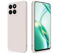 GiiYoon Funda para Honor 200 Smart 5G, Case de Silicona Suave de TPU Carcasa Protector de Goma Fexible Prueba Liviano y a Delgado de Golpes Antirrayas para Teléfono (Blanco)