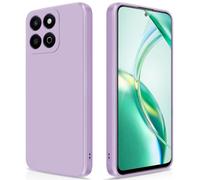 GiiYoon Funda para Honor 200 Smart 5G, Case de Silicona Suave de TPU Carcasa Protector de Goma Fexible Prueba Liviano y a Delgado de Golpes Antirrayas para Teléfono (Violeta)