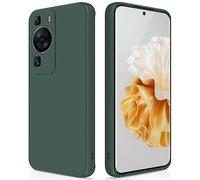 GiiYoon Funda para Huawei P60 / Huawei P60 Pro, Case de Silicona Suave de TPU Carcasa Protector de Goma Fexible Prueba Liviano y a Delgado de Golpes Antirrayas para Teléfono (Verde)