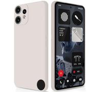 GiiYoon Funda para Nothing CMF Phone 2 Pro, Case de Silicona Suave de TPU Carcasa Protector de Goma Fexible Prueba Liviano y a Delgado de Golpes Antirrayas para Teléfono (Blanco)