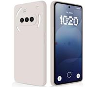 GiiYoon Funda para Nothing Phone 3a, Case de Silicona Suave de TPU Carcasa Protector de Goma Fexible Prueba Liviano y a Delgado de Golpes Antirrayas para Teléfono (Blanco)