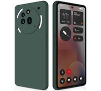 GiiYoon Funda para Nothing Phone 3a Pro, Case de Silicona Suave de TPU Carcasa Protector de Goma Fexible Prueba Liviano y a Delgado de Golpes Antirrayas para Teléfono (Verde)