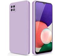 GiiYoon Funda para Samsung Galaxy A22 5G,Case de Silicona Suave de TPU Funda Protector de Goma Fexible Prueba Liviano y a Delgado de Golpes Antirrayas para Teléfono Galaxy A22 5G
