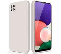 GiiYoon Funda para Samsung Galaxy A22 5G,Case de Silicona Suave de TPU Funda Protector de Goma Fexible Prueba Liviano y a Delgado de Golpes Antirrayas para Teléfono Galaxy A22 5G