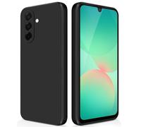 GiiYoon Funda para Samsung Galaxy A26 5G, Case de Silicona Suave de TPU Carcasa Protector de Goma Fexible Prueba Liviano y a Delgado de Golpes Antirrayas para Teléfono (Negro)