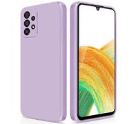 GiiYoon Funda para Samsung Galaxy A33 5G, Case de Silicona Suave de TPU Carcasa Protector de Goma Fexible Prueba Liviano y a Delgado de Golpes Antirrayas para Teléfono Samsung Galaxy A33 5G(Violeta)