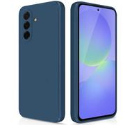 GiiYoon Funda para Samsung Galaxy A36 5G, Case de Silicona Suave de TPU Carcasa Protector de Goma Fexible Prueba Liviano y a Delgado de Golpes Antirrayas para Teléfono (Azul)