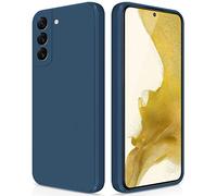 GiiYoon Funda para Samsung Galaxy S22+ / S22 Plus 5G, Case de Silicona Suave de TPU Carcasa Protector de Goma Fexible Prueba Liviano y a Delgado de Golpes Antirrayas para Teléfono (Azul)