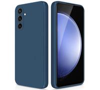 GiiYoon Funda para Samsung Galaxy S23 FE 5G, Case de Silicona Suave de TPU Carcasa Protector de Goma Fexible Prueba Liviano y a Delgado de Golpes Antirrayas para Teléfono (Azul)