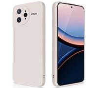 GiiYoon Funda para Xiaomi Poco F7 Ultra 5G, Case de Silicona Suave de TPU Carcasa Protector de Goma Fexible Prueba Liviano y a Delgado de Golpes Antirrayas para Teléfono (Blanco)