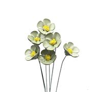 GIJMZY 10pcs Ceramic Artificial Flowers Forget-me-Not Floral Never Fading Eternal Home Decor
