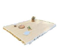 GIJMZY 90-150cm Moisture-Proof Portable Mat Picnic For Outdoor Camping Beach Blanket (Yellow)