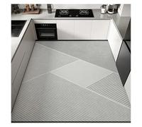 GIJMZY Alfombras Cocina Carpet in The Kitchen Large PVC Leather Mat Non-Slip Waterproof Oil-Proof Floor Mats Modern Home Decoration(Color12,100x200cm(39x79in))