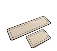 GIJMZY Alfombras Cocina Kitchen Floor Mat, Soft Diatom Mud Absorbent Carpet, Minimalist Style, Beige, Long Strip Foot Mats, Home Decoration Non-Slip Rug(Color01,1pc 120x160cm)