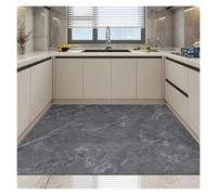 GIJMZY Alfombras Cocina Marble Pattern Kitchen Carpet Stone Pattern Foot Mat Resistant PVC Rug Waterproof Anti-Slip Art Floor Mat(COLOR03,90x180cm)
