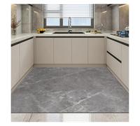 GIJMZY Alfombras Cocina Marble Pattern Kitchen Carpet Stone Pattern Foot Mat Resistant PVC Rug Waterproof Anti-Slip Art Floor Mat(COLOR04,58x200cm)