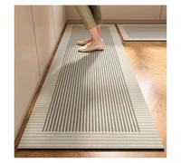 GIJMZY Alfombras Cocina Soft Kitchen Diatomite Mud Floor Mat, Super Anti Slip, Super Absorbent, Easy To Handle Carpet(Color 02,60x180cm)