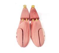 GIJMZY Árbol De Zapato Ajustable Madera Roja Del Los Hombres La Talladora Tubo Gemelo(EU 45 46)