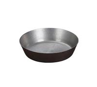 GIJMZY Bandeja Acero Inoxidable Platos de comida retro de acero inoxidable 304 de una sola capa, profundos, for salsa, carne, fruta y postre.(12.5cm)